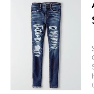 High waisted jegging